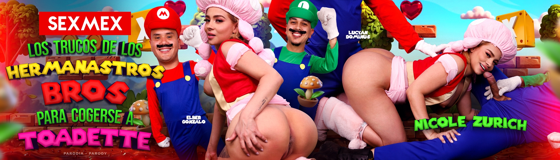 sexmex Los Trucos De Los Hermanos Bros Para Cogerse A Toadette . Nicole Zurich