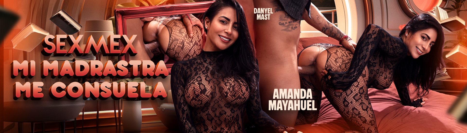 sexmex MI MADRASTRA ME CONSUELA  . AMANDA MAYAHUEL