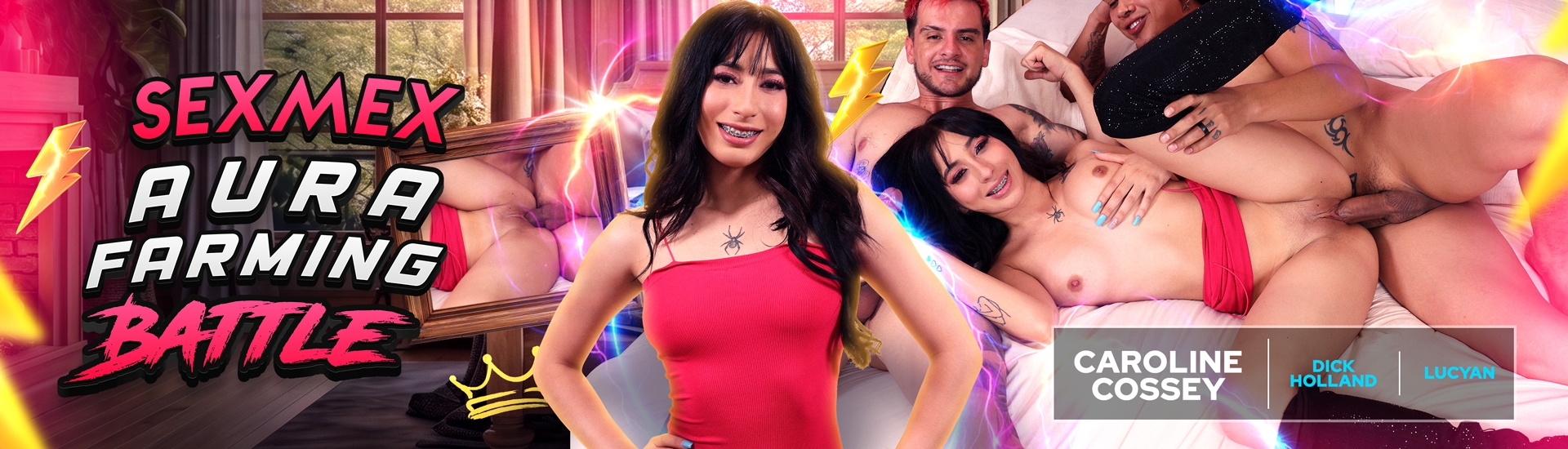 sexmex AURA FARMING BATTLE . CAROLINE COSSEY