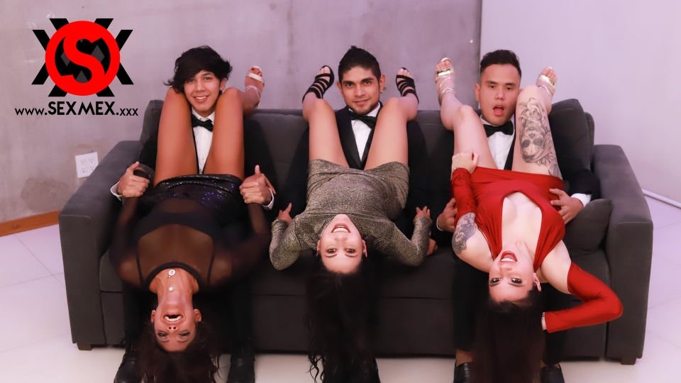 SEXMEX New Years Orgy . Angie Miller Diosa Victoria Sol Raven