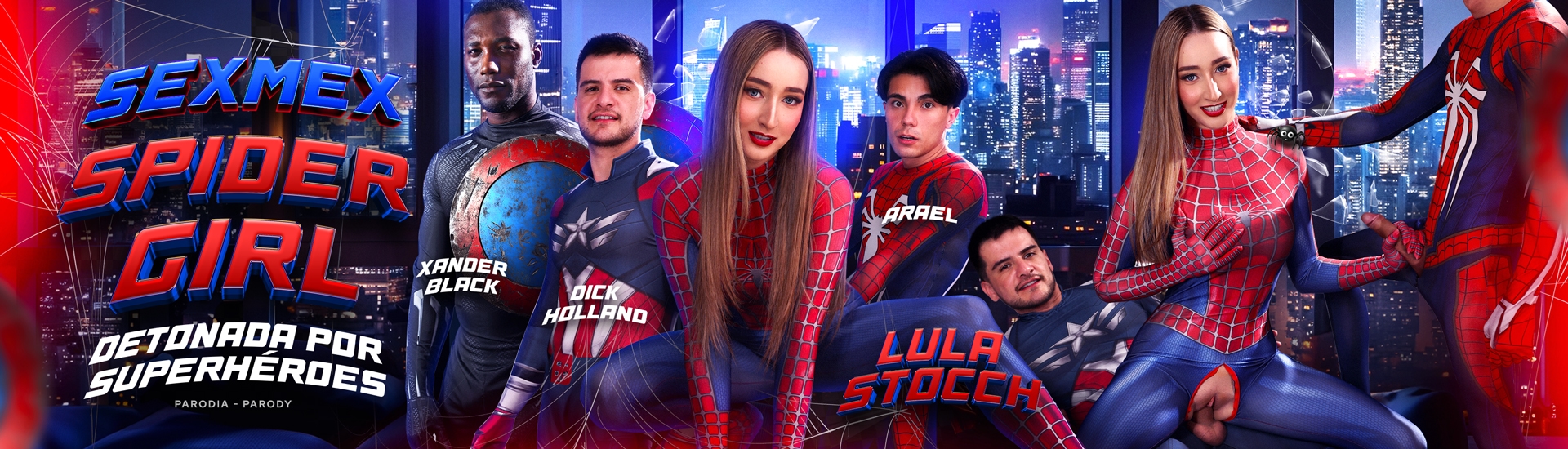 sexmex SPIDER GIRL DETONADA POR SUPERHÉROES . LULA