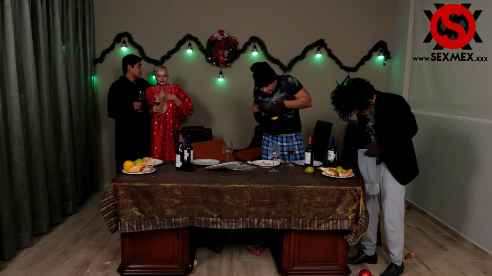 SEXMEX Christmas Eve dinner for the poorest . Dasha