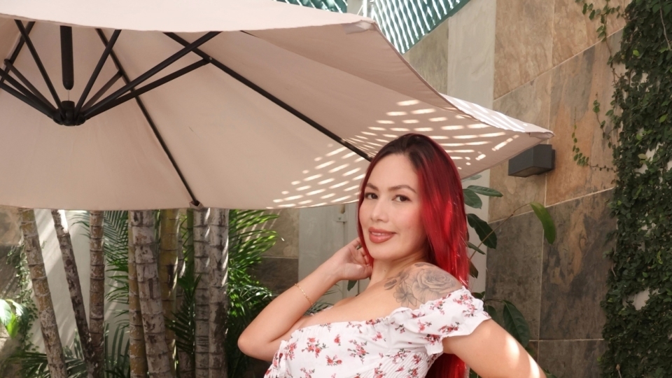 SEXMEX Busty Colombian Fucks The Pool Cleaner . Anai Love