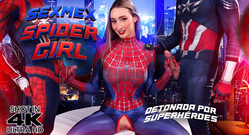 sexmex SPIDER GIRL BANGED BY SUPERHEROES . LULA